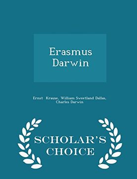 portada Erasmus Darwin - Scholar's Choice Edition