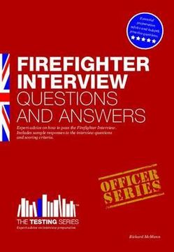 portada firefighter interview questions and answers (en Inglés)