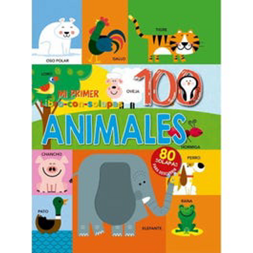portada 100 + Animales. Mi Primer Libro con Solapas