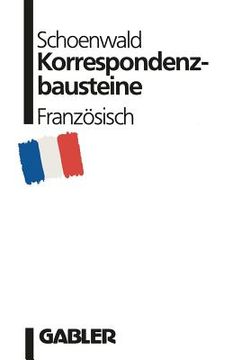 portada Korrespondenzbausteine Französisch (en Alemán)