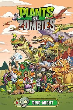 portada Plants vs. Zombies Volume 12: Dino-Might (en Inglés)
