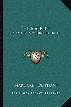 portada innocent: a tale of modern life (1874) (in English)