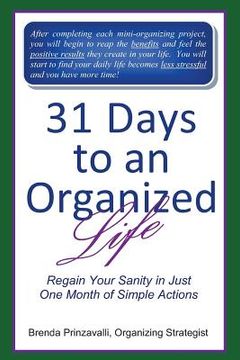 portada 31 Days to an Organized Life (in English)