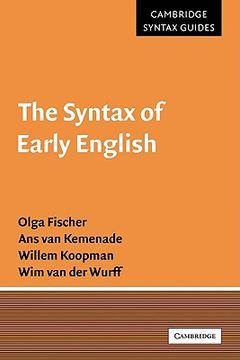 portada The Syntax of Early English Paperback (Cambridge Syntax Guides) (in English)