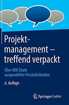 portada Projektmanagement - Treffend Verpackt: Über 800 Zitate Ausgewählter Persönlichkeiten (en Alemán)