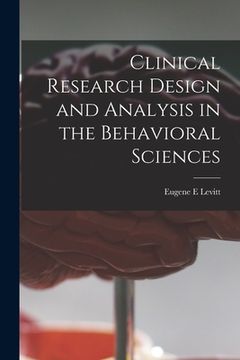 portada Clinical Research Design and Analysis in the Behavioral Sciences (en Inglés)