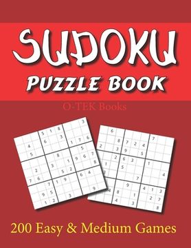 portada Sudoku Puzzle Book: 200 Easy & Medium Games (en Inglés)