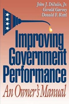 portada Improving Government Performance: An Owner's Manual (en Inglés)