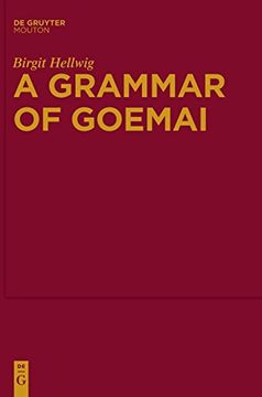 portada A Grammar of Goemai (en Inglés)