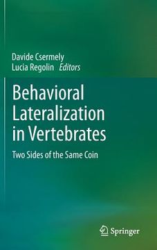 portada behavioral lateralization in vertebrates (in English)
