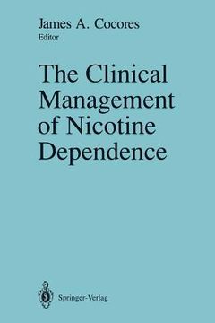 portada the clinical management of nicotine dependence (in English)