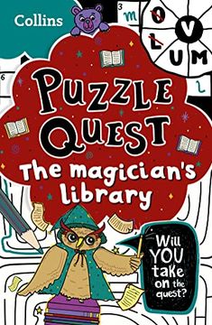 portada The Magician’S Library: Will you Take on the Quest? (Puzzle Quest) (en Inglés)