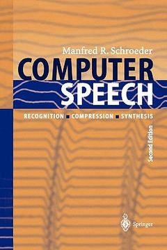 portada computer speech: recognition, compression, synthesis (en Inglés)