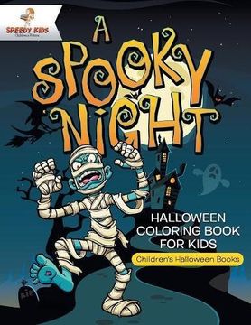 portada A Spooky Night - Halloween Coloring Book for Kids | Children's Halloween Books (en Inglés)