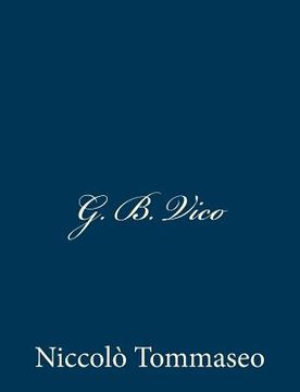 portada G. B. Vico (en Italiano)