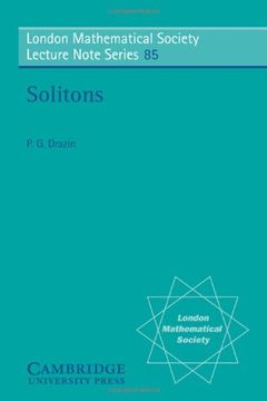 portada Solitons Paperback (London Mathematical Society Lecture Note Series) (en Inglés)