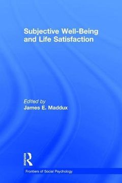 portada Subjective Well-Being and Life Satisfaction (Frontiers of Social Psychology) (en Inglés)