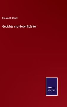 portada Gedichte und Gedenkblätter (en Alemán)