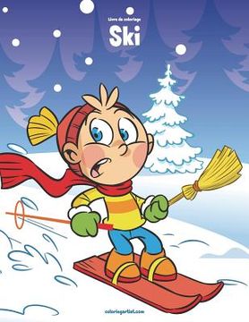 portada Livre de coloriage Ski 1 (en Francés)