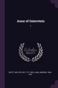 portada Anne of Geierstein: 1 (en Inglés)