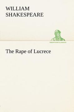 portada the rape of lucrece (en Inglés)