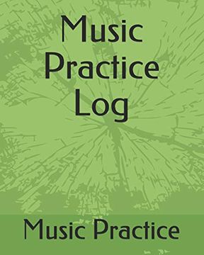 portada Music Practice log (en Inglés)