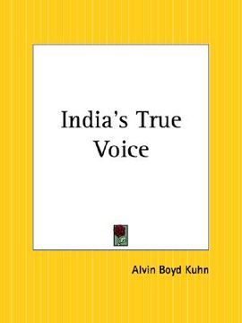 portada india's true voice (en Inglés)