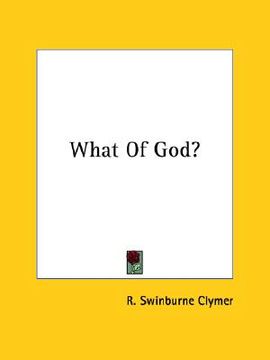 portada what of god? (in English)