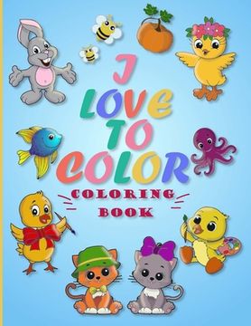 portada I LOVE TO COLOR coloring book (en Inglés)