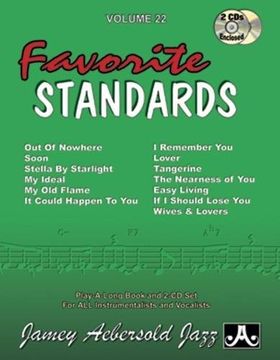 portada Vol. 22, Favorite Standards (Book & cd Set) (Play- A-Long, 22) 