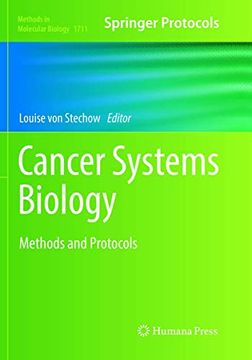 portada Cancer Systems Biology: Methods and Protocols (en Inglés)