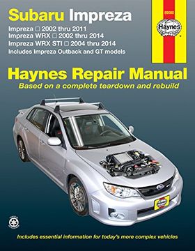 portada Subaru Impreza & wrx (02 - 14) (Hayne's Automotive Repair Manual) (en Inglés)