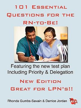 portada 101 essential questions for the rn-to-be! (en Inglés)