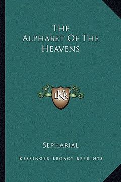 portada the alphabet of the heavens (en Inglés)