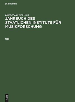 portada Jahrbuch des Staatlichen Instituts f r Musikforschung 