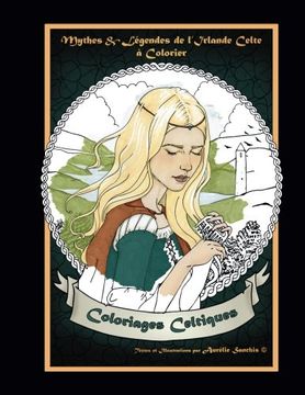 portada Mythes et Legendes de l'Irlande Celte a Colorier (French Edition)