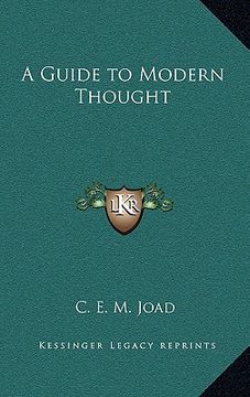 portada a guide to modern thought (en Inglés)