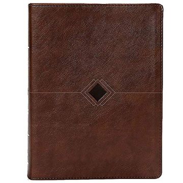 portada Csb Day-By-Day Chronological Bible, Brown Leathertouch (en Inglés)