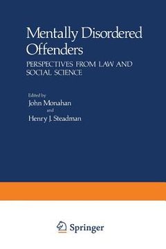 portada Mentally Disordered Offenders: Perspectives from Law and Social Science (en Inglés)