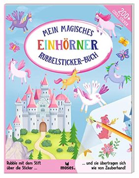 portada Mein Magisches Rubbelsticker-Buch Einhörner