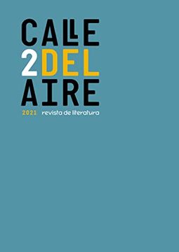 portada Calle del Aire. Revista de Literatura. 2: Diciembre 2021 (Revista Calle del Aire)