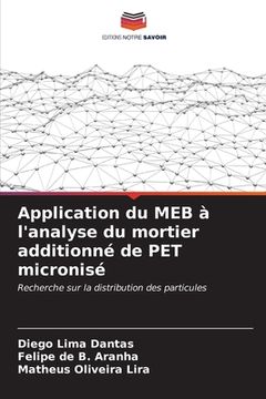 portada Application du MEB à l'analyse du mortier additionné de PET micronisé (en Francés)