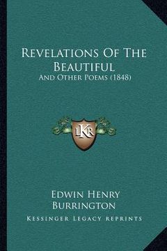 portada revelations of the beautiful: and other poems (1848) (en Inglés)