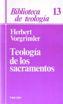 portada Teología De Los Sacramentos (in Spanish)