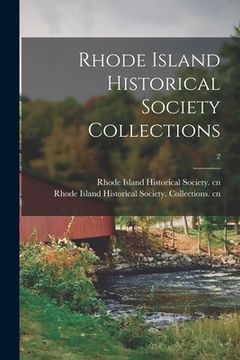 portada Rhode Island Historical Society Collections; 2 (en Inglés)