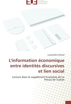 portada L'information économique entre identités discursives et lien social