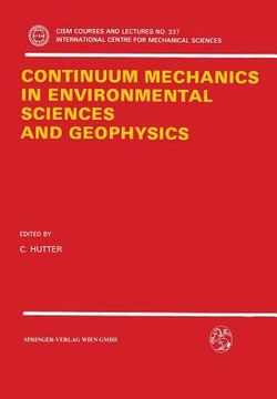 portada continuum mechanics in environmental sciences and geophysics (en Inglés)