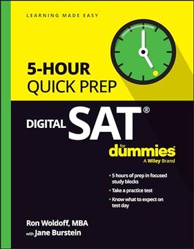 portada Digital sat 5-Hour Quick Prep for Dummies (For Dummies (Career (in English)