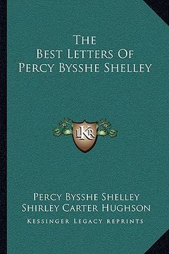 portada the best letters of percy bysshe shelley