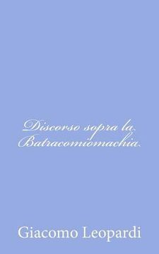 portada Discorso sopra la Batracomiomachia (en Italiano)